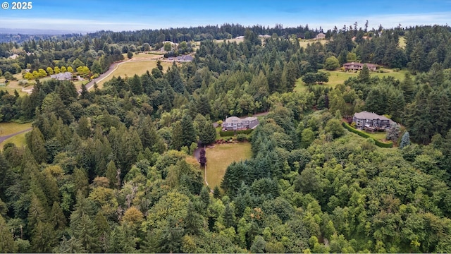 2350 SW Turner Rd, West Linn, OR 97068 - aerial overview of property's location with a heavily wooded area
