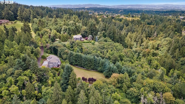 2350 SW Turner Rd, West Linn, OR 97068 - aerial view of property and surrounding area featuring a heavily wooded area