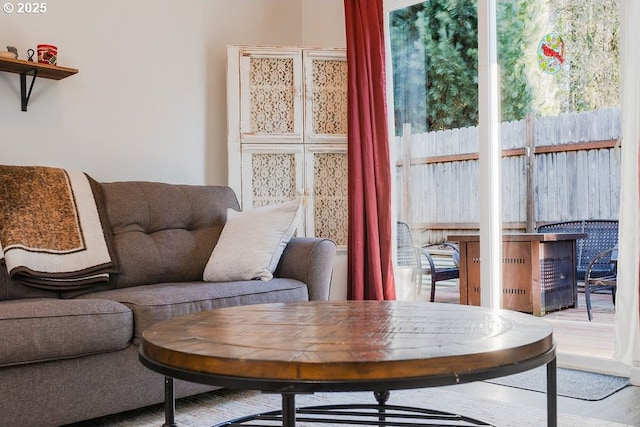 interior space featuring hardwood / wood-style flooring