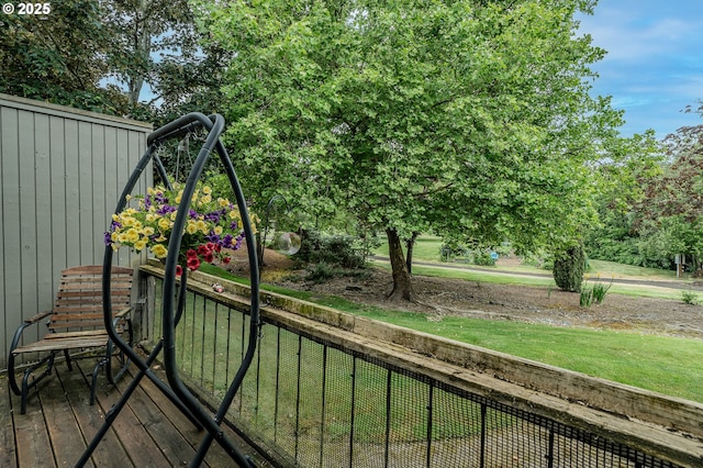 1659 NW Bridgeway Ln, Beaverton, OR 97006 - deck featuring a yard