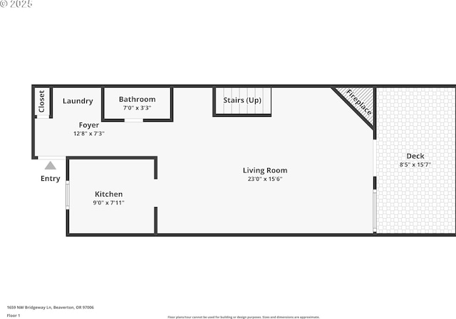 1659 NW Bridgeway Ln, Beaverton, OR 97006 - room layout
