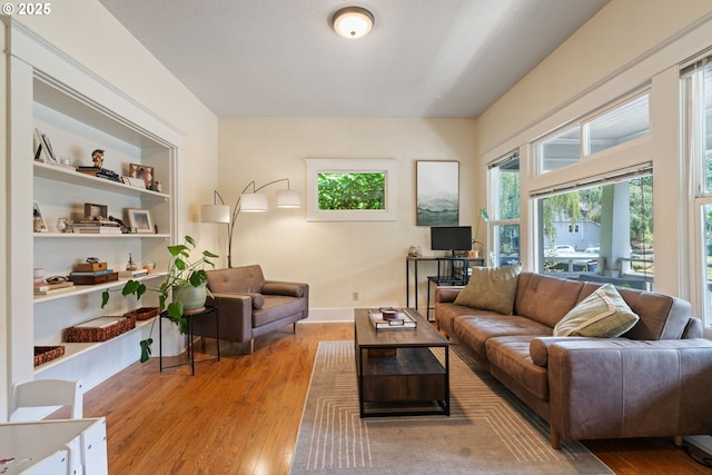 11151117 N Beech St, Portland, OR 97227 - living room featuring wood finished floors and baseboards