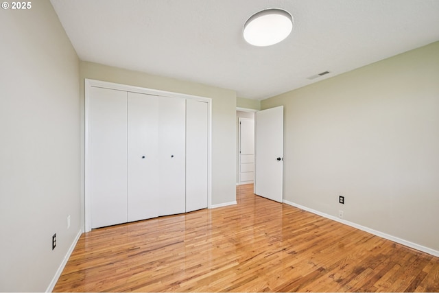 1631 N Clark St, Cornelius, OR 97113 - unfurnished bedroom with light wood finished floors and a closet