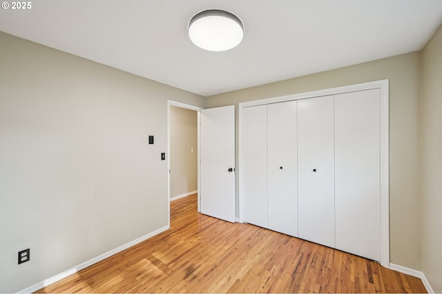 1631 N Clark St, Cornelius, OR 97113 - unfurnished bedroom with light wood finished floors and a closet