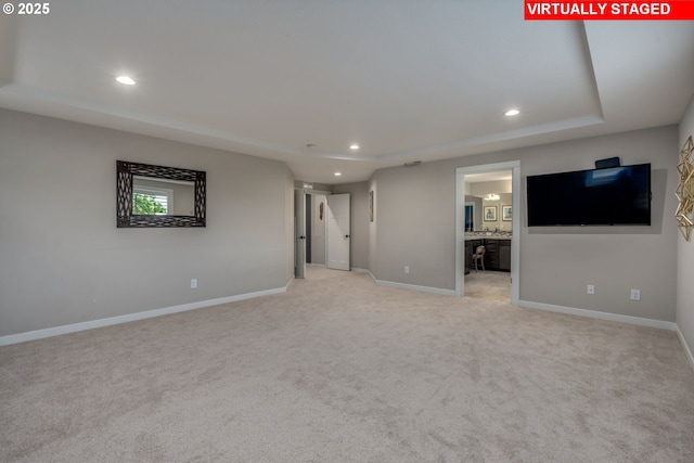 13864 SE Nightingale Ave, Happy Valley, OR 97015 - empty room with recessed lighting and light carpet