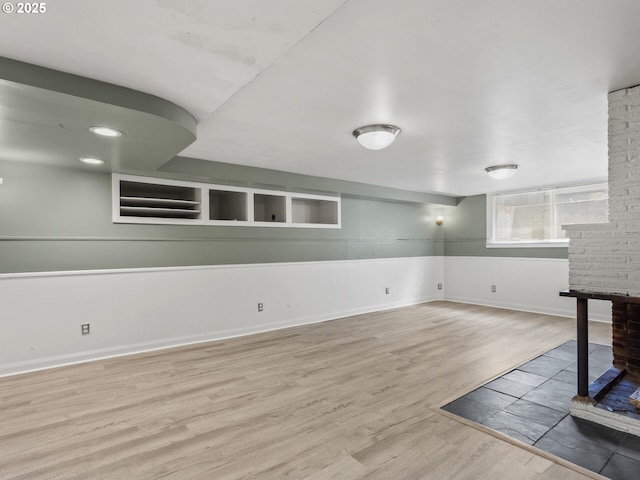 4561 NE 35th Ave, Portland, OR 97211 - basement featuring wood finished floors and baseboards
