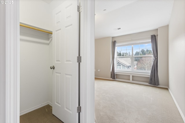 closet with visible vents