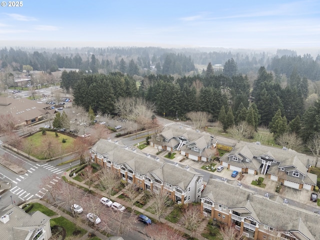 drone / aerial view featuring a residential view