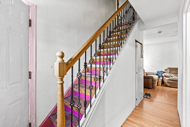 185 N Seneca Rd, Eugene, OR 97402 - stairs featuring wood finished floors