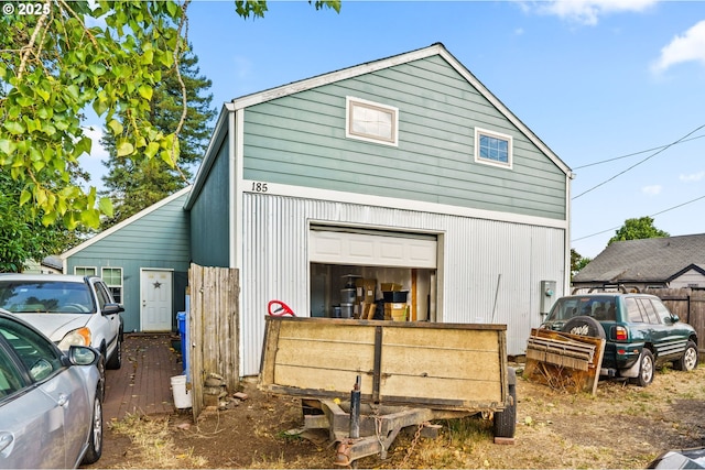 185 N Seneca Rd, Eugene, OR 97402 - view of property exterior with a garage