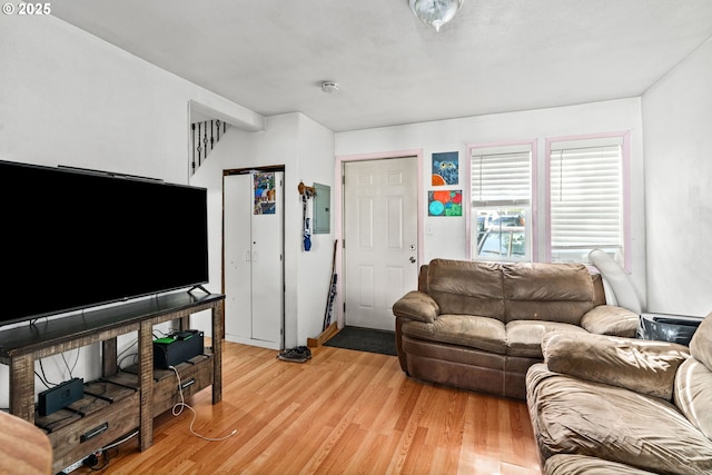 185 N Seneca Rd, Eugene, OR 97402 - living room with light wood-type flooring