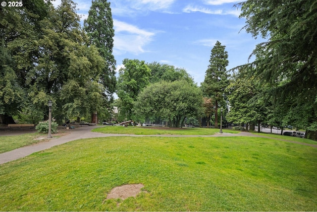 1919 NW Hoyt St Unit 104, Portland, OR 97209 - view of community with a yard and view of scattered trees