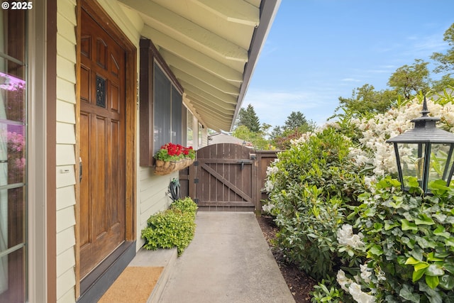 15787 SW Village Cir, Beaverton, OR 97007 - property entrance featuring a gate