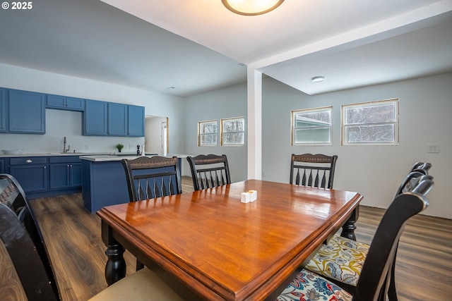 932 Zelinski Rd, Goldendale, WA 98620 - dining area with dark wood-type flooring