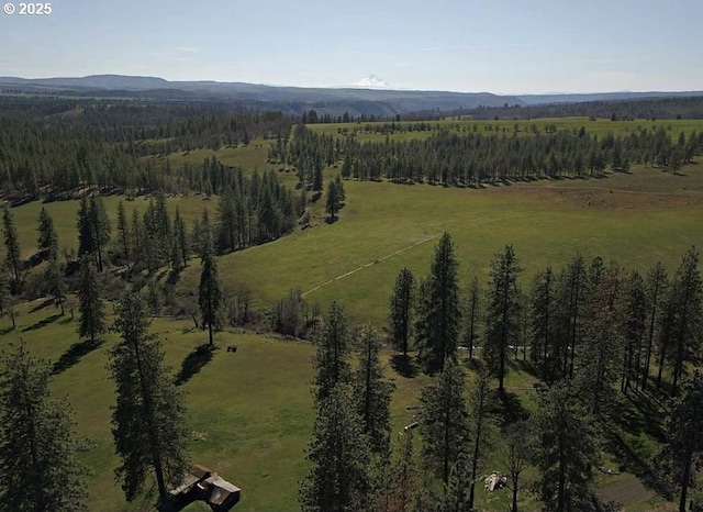 932 Zelinski Rd, Goldendale, WA 98620 - birds eye view of property featuring a mountain view and a rural view