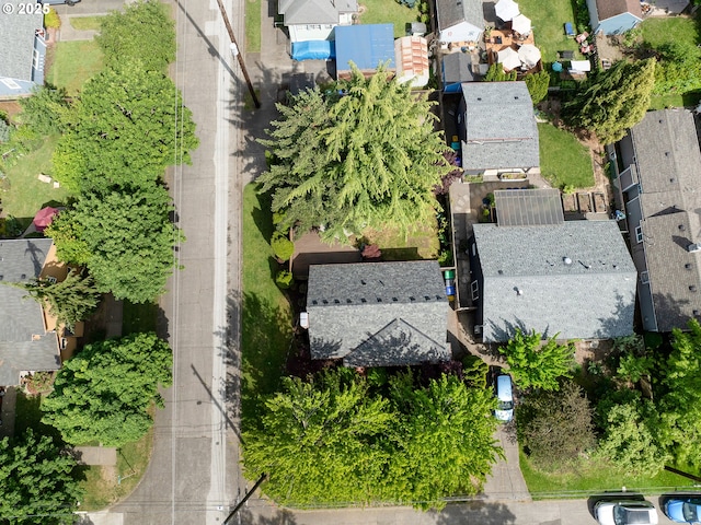 aerial view of residential area
