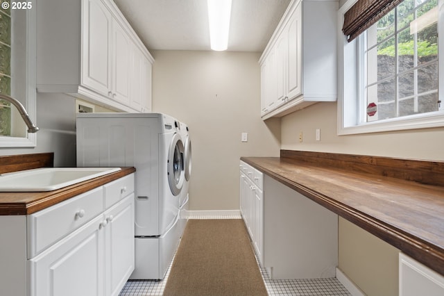 6413 Buena Vista Dr, Vancouver, WA 98661 - washroom with cabinet space and washer and clothes dryer