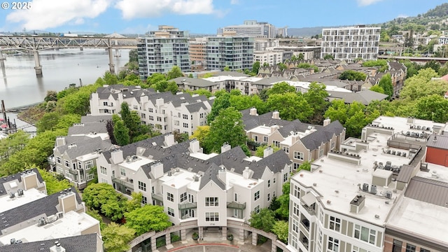 1710 S Harbor Way Unit 201, Portland, OR 97201 - aerial view of a notable bridge and a large body of water