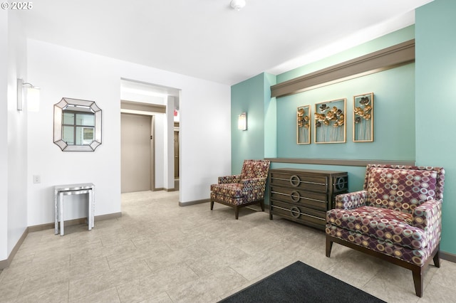 1710 S Harbor Way Unit 201, Portland, OR 97201 - sitting room featuring baseboards