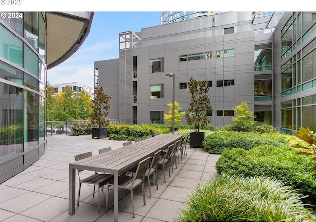 3601 S River Pkwy Unit 800, Portland, OR 97239 - view of patio / terrace featuring outdoor dining area