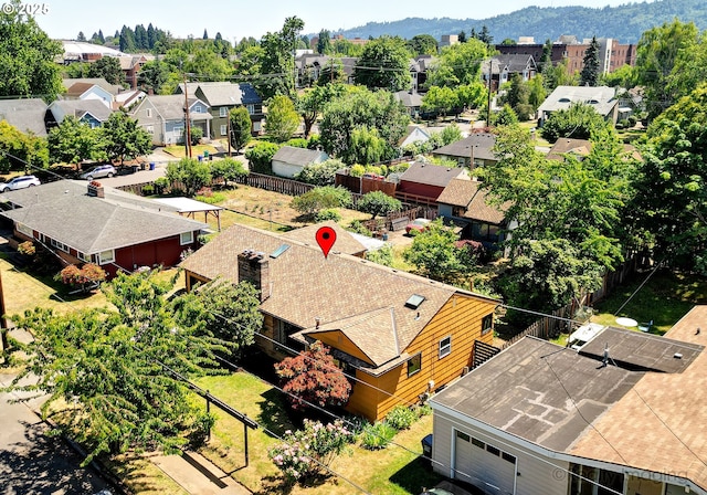 5730 N Harvard St, Portland, OR 97203 - aerial perspective of suburban area