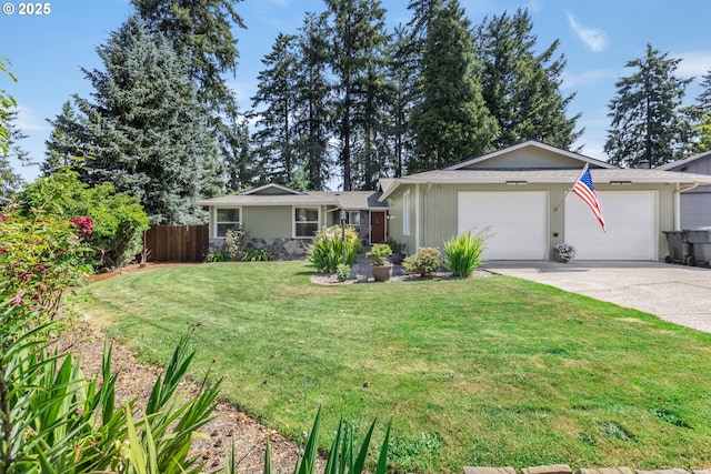 311 S 68th Pl, Springfield, OR 97478 - ranch-style house with an attached garage and concrete driveway