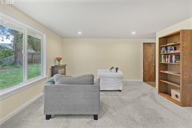 311 S 68th Pl, Springfield, OR 97478 - sitting room featuring plenty of natural light, carpet floors, and recessed lighting