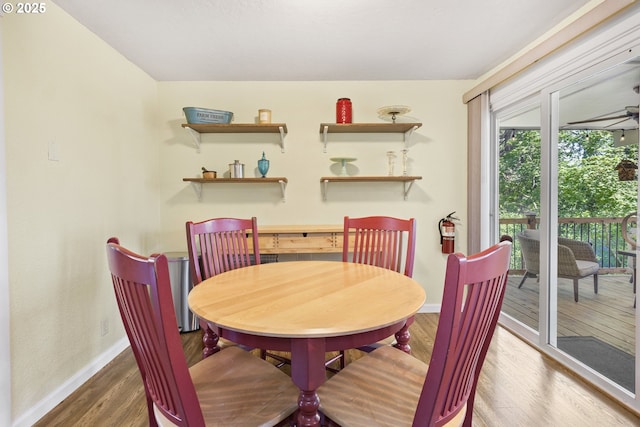 311 S 68th Pl, Springfield, OR 97478 - dining space with wood finished floors and baseboards