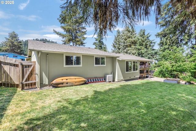 311 S 68th Pl, Springfield, OR 97478 - back of house featuring a gate and a shingled roof