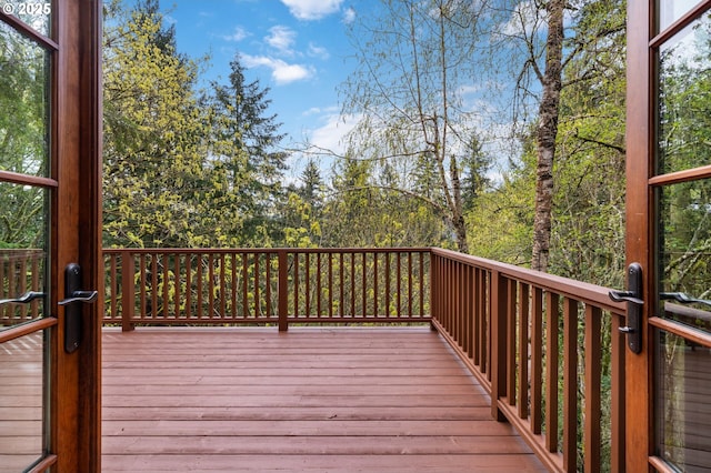 view of deck