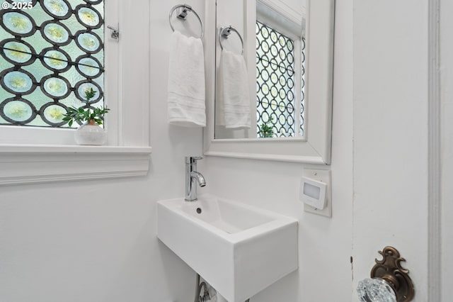bathroom with a sink