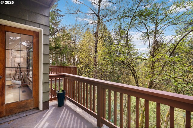 view of deck