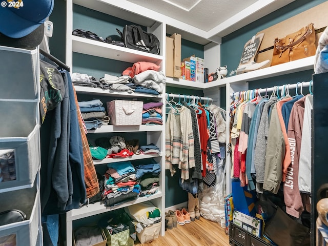 27915 NE Thompson Cir, Yacolt, WA 98675 - walk in closet with wood finished floors