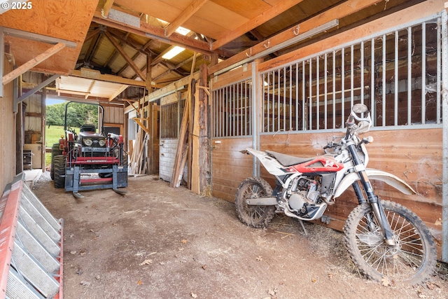 view of stable