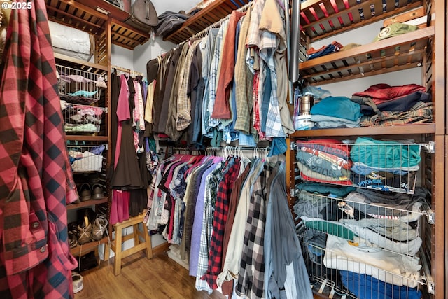 1395 Dooley Ln, Gearhart, OR 97138 - spacious closet with wood finished floors