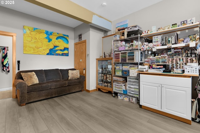 1395 Dooley Ln, Gearhart, OR 97138 - office featuring light wood-type flooring and baseboards