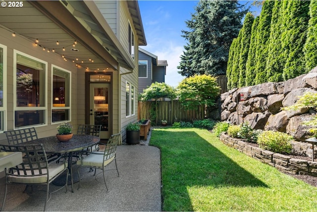 8967 SW 184th Dr, Beaverton, OR 97007 - view of yard featuring a patio area and outdoor dining space