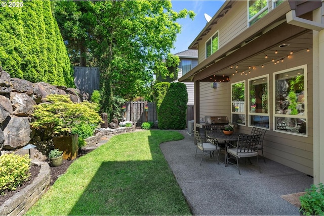 8967 SW 184th Dr, Beaverton, OR 97007 - view of yard with a patio area and outdoor dining space