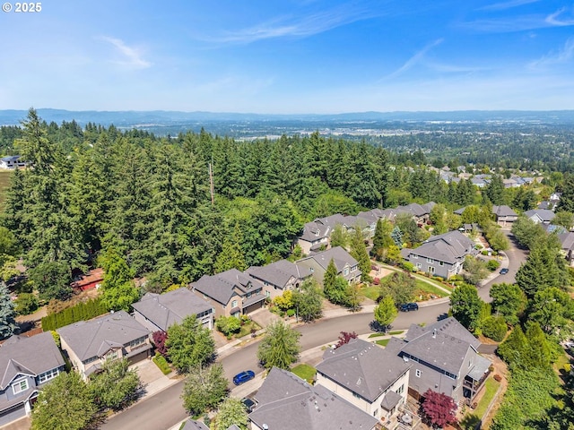 8967 SW 184th Dr, Beaverton, OR 97007 - aerial perspective of suburban area with a forest