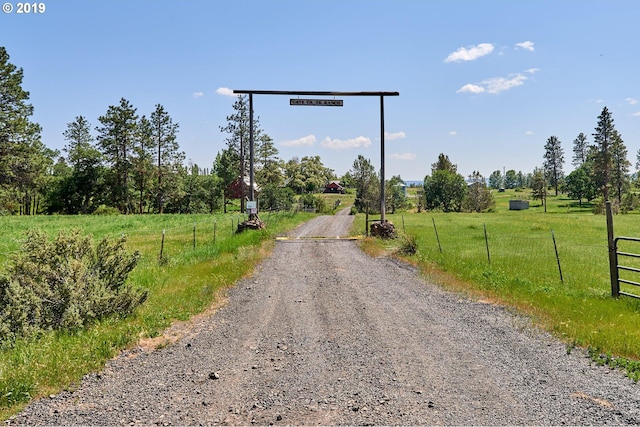 view of road