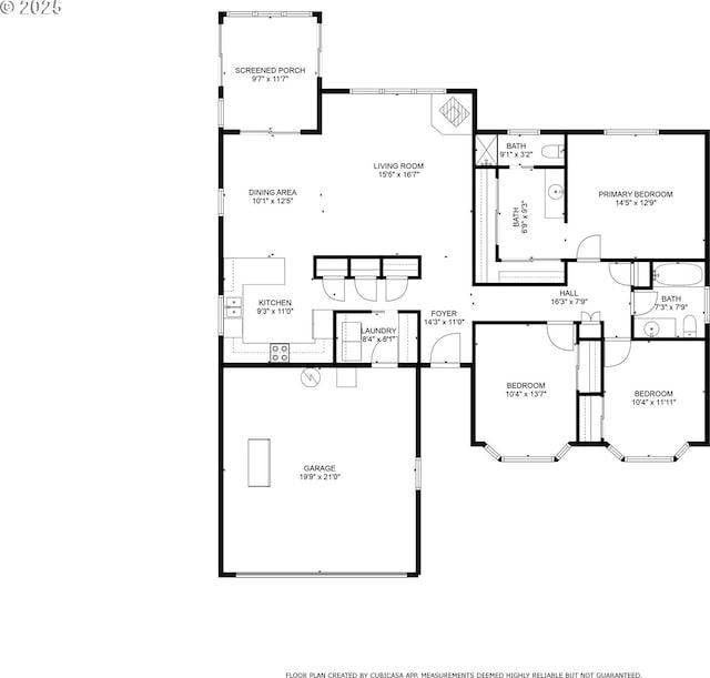 543 Linda Ln, Brookings, OR 97415 - home floor plan