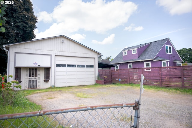 3710 SE 86th Ave, Portland, OR 97266 - detached garage featuring dirt driveway