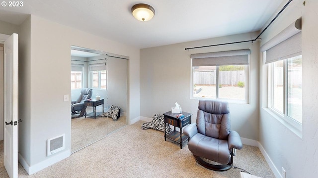 97997 Olsen Ln, Brookings, OR 97415 - living area featuring carpet floors and baseboards