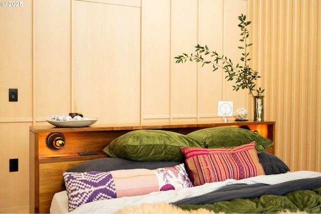 bedroom with baseboards
