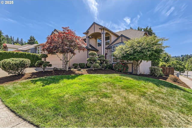 10939 SE Valley Way, Happy Valley, OR 97086 - view of front of property with an attached garage