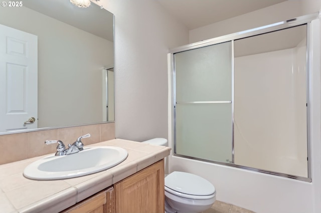 10939 SE Valley Way, Happy Valley, OR 97086 - bathroom featuring vanity and combined bath / shower with glass door