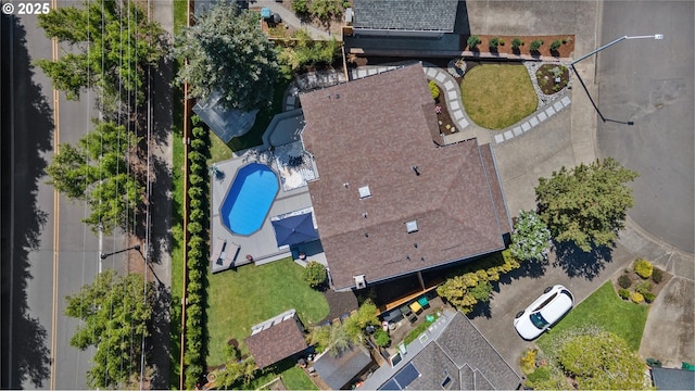15525 SW Hearth Ct, Beaverton, OR 97007 - view of property location with a pool area and property parcel outlined