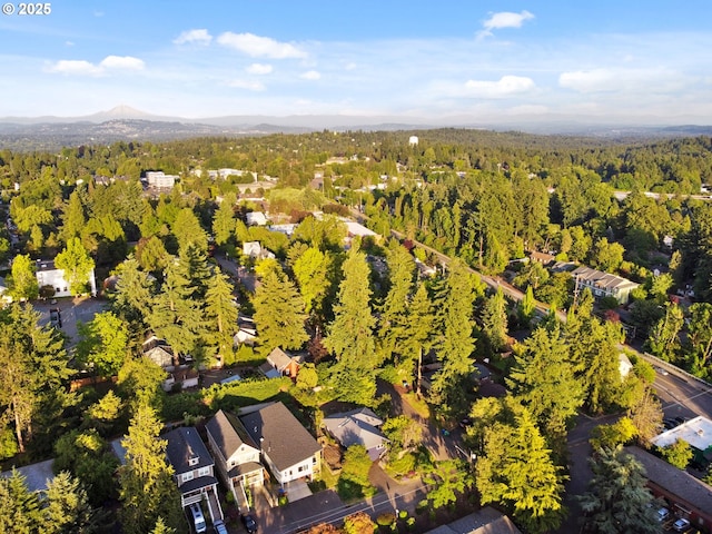 2941 SW Moss St, Portland, OR 97219 - bird's eye view of a forest and a mountain backdrop