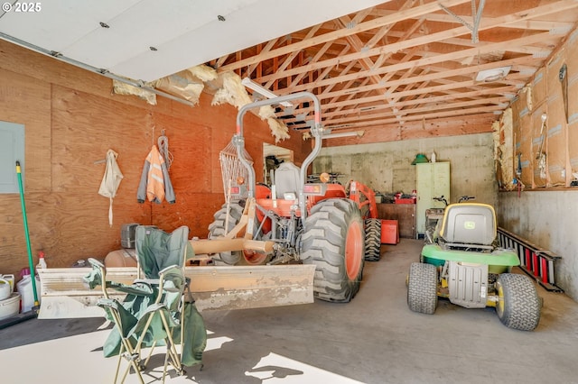 misc room featuring concrete floors