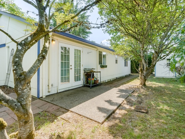 1761 SW Songbird St, Mcminnville, OR 97128 - back of house featuring french doors and a patio